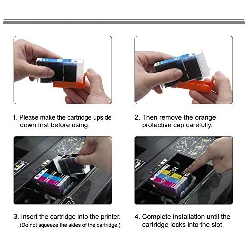 Cartouche d’encre couleur de rechange compatible avec les imprimantes HP 564 XL 5 couleur, compatible avec HP Photosmart 5520 6520 7520
