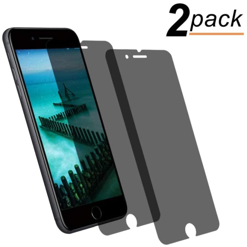 2 Pcs Privacy Screen Protector for Apple iPhone XR, Anti-Spy Screen Protector 3D Anti-Spy Tempered Glass Film (iPhone