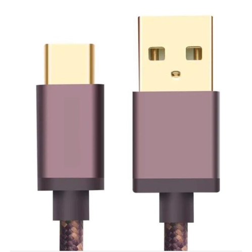 Ugreen Usb 2.0 To Tyec C Data & Charging Cable With Braid Brown 1.5M