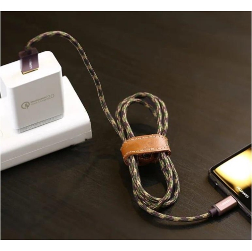 Ugreen Usb 2.0 To Tyec C Data & Charging Cable With Braid Brown 1.5M
