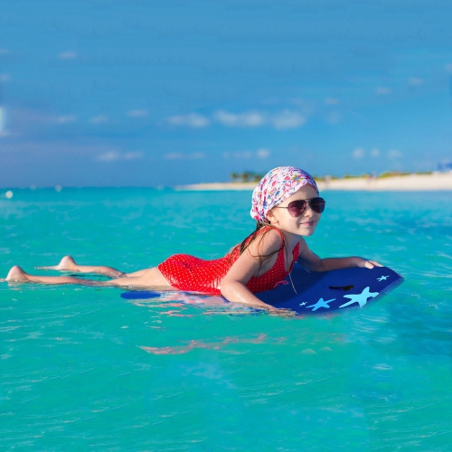 Goplus 41'' Lightweight Super Bodyboard Surfing W/Leash EPS Core Boarding IXPE Starfish