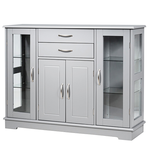 Costway Sideboard Buffet Server Storage, Storage Cabinet For Dining Room