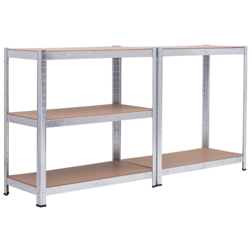 Costway 71'' Heavy Duty Storage Shelf Steel Metal Garage Rack 5 Level Adjustable Shelves