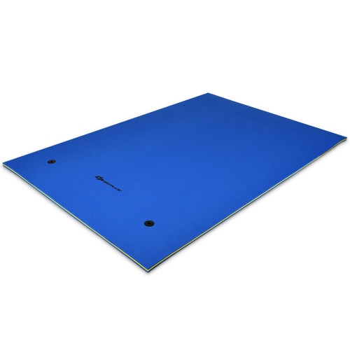 Costway 3 Layer Floating Water Pad Foam Mat Water Recreation Relaxing Tear-resistant 9' x 6'