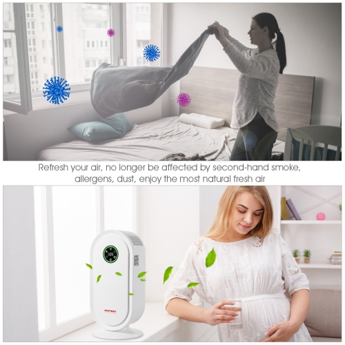 Costway Air Purifier True HEPA Filter Activated Carbon Filter