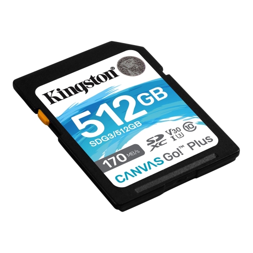 Kingston Canvas Go! Plus 512GB SDXC Card
