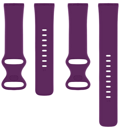 Paquet de 4 bracelets de rechange Premium de Navor - petit bracelet mince à rabat compatible avec les modèles Versa 3/Sense de Fitbit - Bracelet