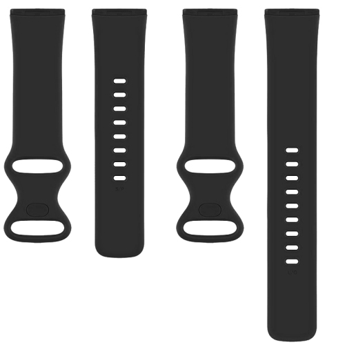 Paquet de 4 bracelets de rechange Premium de Navor - petit bracelet mince à rabat compatible avec les modèles Versa 3/Sense de Fitbit - Bracelet