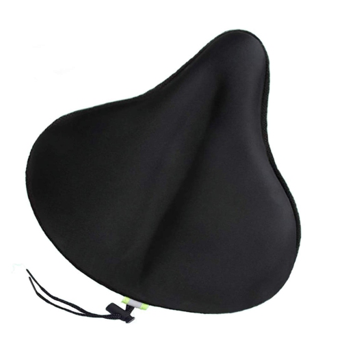 MSDADA Gel Bike Seat Cover, Extra Soft Wide Bicycle Cushion for Men Women, Comfortable Large Exercise Bike Saddle Cover Fits