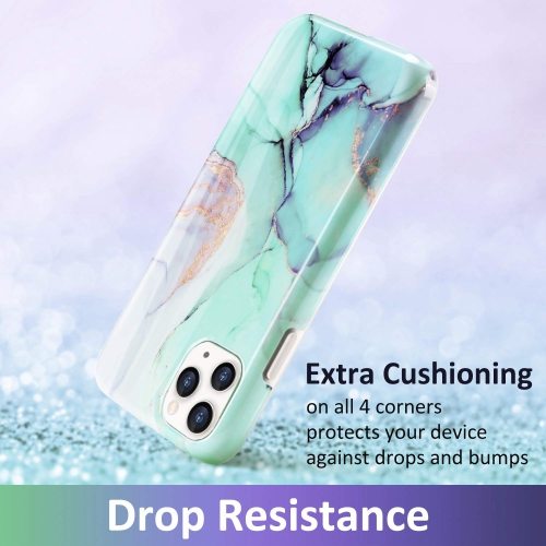 iPhone 12 Case,iPhone 12 Pro Case 6.1 inch,EMZHOLE Sparkle Glitter Marble Soft TPU Rubber Glossy Slim Silicone Phone Case Co