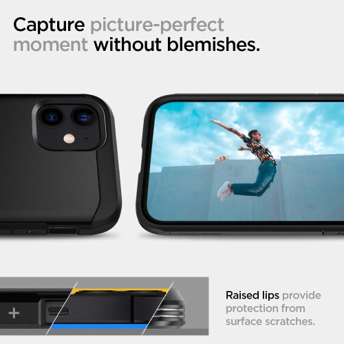 Spigen Tough Armor Works with Apple iPhone 12/ iPhone 12 Pro Case - Black