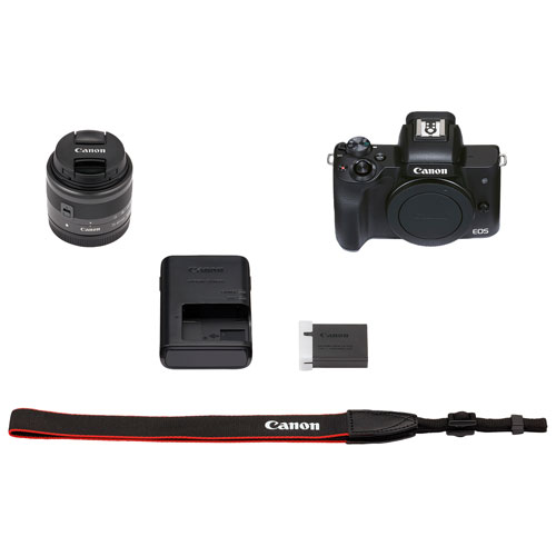 Canon EOS M50 Mark II Mirrorless Camera with 15-45mm IS STM Lens