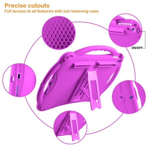 Adocham Kids Case for 10.2" iPad 8th 2020 / 7th Gen 2019 / iPad Air 10.5" / iPad Pro 10.5",Premium Food-Grade Sili