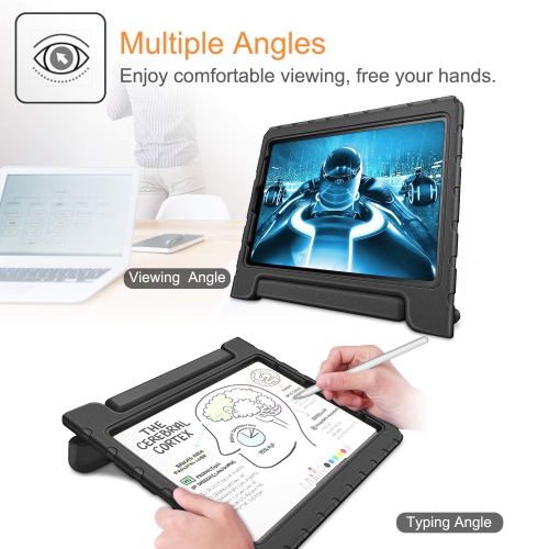 Fintie Case for iPad Air 4th Gen 10.9", iPad Pro 11" 2020 & 2018 Supports 2nd Gen Pencil Charging - Kiddie Series Lightwei