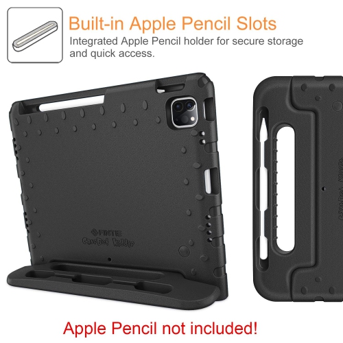 Fintie Case for iPad Air 4th Gen 10.9", iPad Pro 11" 2020 & 2018 Supports 2nd Gen Pencil Charging - Kiddie Series Lightwei