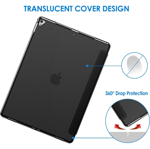 Case for iPad Pro 12.9 Inch, Auto Wake/Sleep (Black)