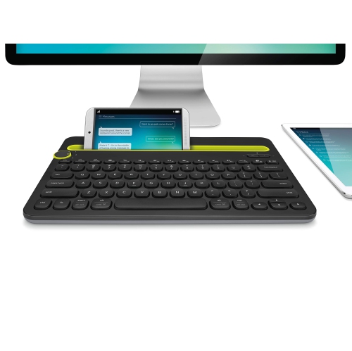 Logitech – clavier Bluetooth pour plusieurs appareils K480 pour ordinateurs, tablettes et téléphones intelligents, noir
