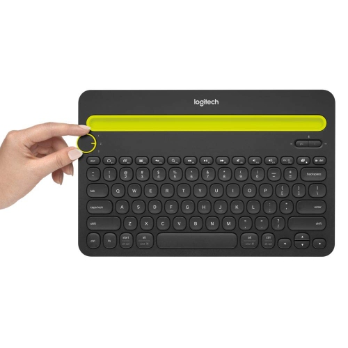 Logitech – clavier Bluetooth pour plusieurs appareils K480 pour ordinateurs, tablettes et téléphones intelligents, noir