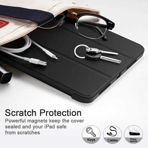 ESR pour iPad Pro 12.9 po 2020 4e génération avec porte-crayons, étui iPad à crayons Rebound et dossier flexible en polyuréthane thermoplastique