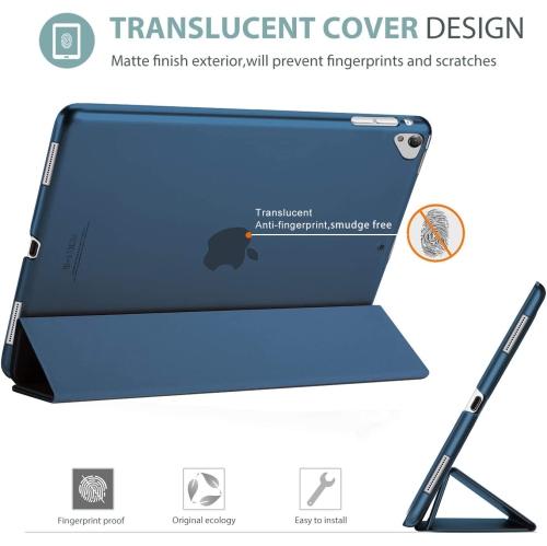 ProCase iPad Pro 12.9 2017/2015 Case, Ultra Slim Lightweight Stand Smart Case Shell with Translucent Frosted Back Cover