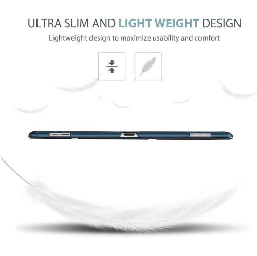 ProCase iPad Pro 12.9 2017/2015 Case, Ultra Slim Lightweight Stand Smart Case Shell with Translucent Frosted Back Cover