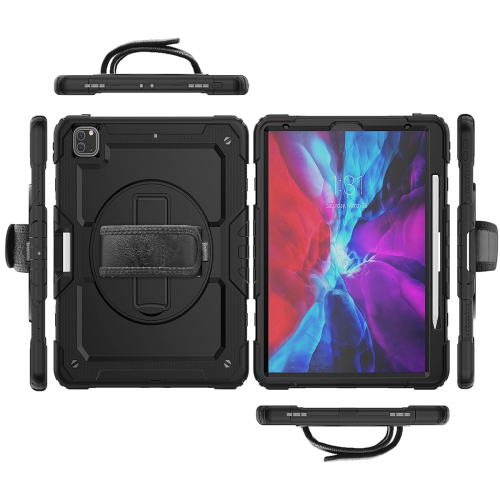 Étui Navor pour Pad Pro 12,9 2021 5th gén./2020 4th gén./2018 3rd gén. avec protecteur d'écran/porte-stylet intégré, robuste, antichoc, support