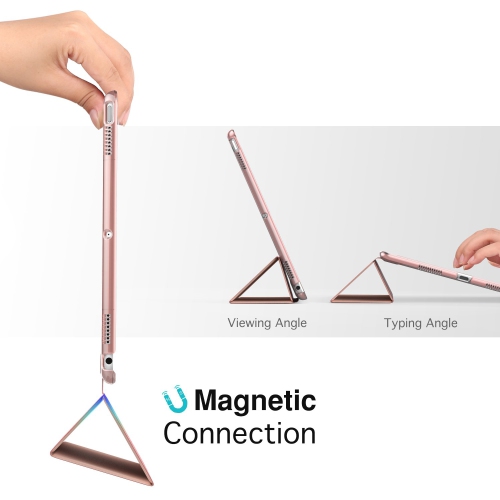 MoKo Case Fit New iPad Air 10.5" 2019/iPad Pro 10.5 2017 - Slim Lightweight Smart Shell Stand Cover with Tr