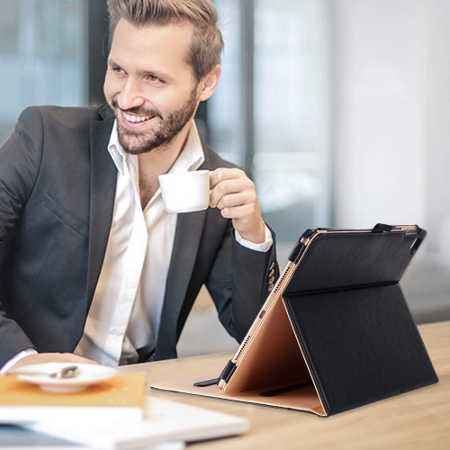 iPad – Étui folio Pro 9.7 avec support en cuir ProCase pour Apple iPad Pro de 9.7 po, étui 2016, avec plusieurs ANGL