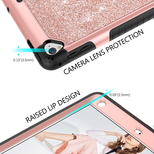 iPad 6 Generation Case, iPad 5th Generation Cases, iPad 9.7 inch 2017/2018 Case, iPad Pro 9.7 2016 Case, Hybrid Shockproof Kickstand Protective Full