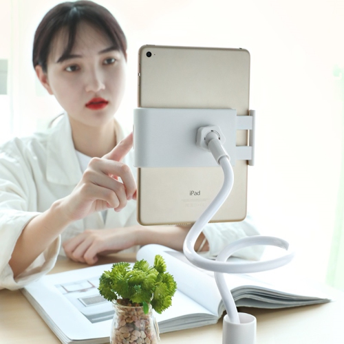 【CSmart】 360 Rotating Desktop Stand Lazy Bed Tablet Holder Mount for iPhone / iPad / Samsung Tablet / Smartphones, White