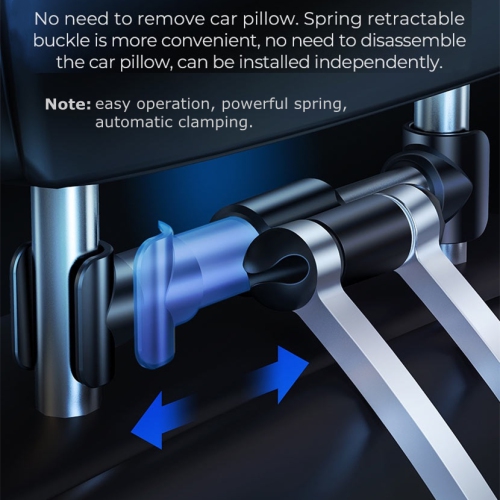 【CSmart】 360 Rotating Car Headrest Mount Holder Back Seat Bracket Cradle Universal for iPhone iPad Tablet Smartphone, Black