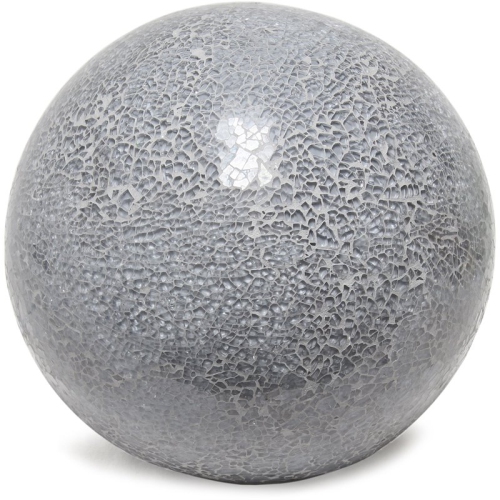ALL THE RAGES CANADA  Simple Designs Ceramic 1 Light Mosaic Ball Table Lamp In In Gray