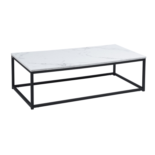 FurnitureR Simplistic Coffee Table Rectangular Accent Table