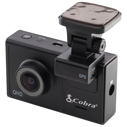 Caméra de tableau de bord QHD 2K SC200 de Cobra avec écran ACL de 3 po et GPS - Exclusivité Best Buy
