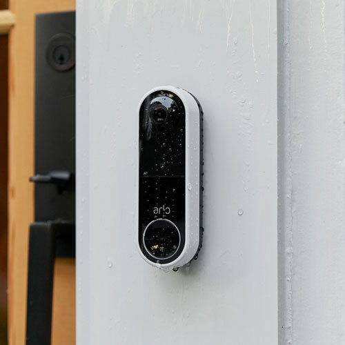 Arlo Essential Wire-Free Wi-Fi Video Doorbell - White