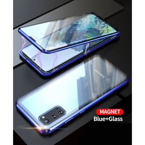 360° Front+Back Clear Tempered Glass Metal Magnetic Case Cover For SAMSUNG S20