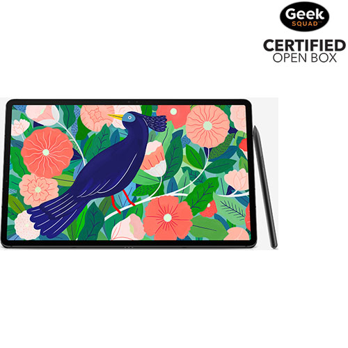 Open Box - Samsung Galaxy Tab S7+ 12.4" 128GB Android Tablet w/ Snapdragon 865 Plus Processor - Black
