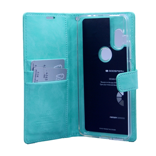 TopSave Goospery Bluemoon Diary Case For Motorola 1 Hyper(20), Teal