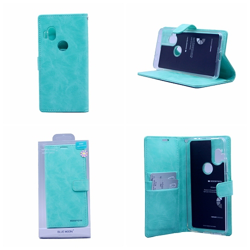 TopSave Goospery Bluemoon Diary Case For Motorola 1 Hyper(20), Teal