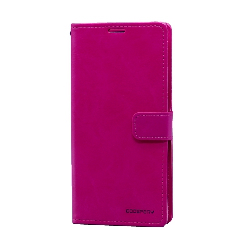 GOOSPERY  Topsave Bluemoon Diary Case for Motorola 1 Hyper(20), Hot In Pink