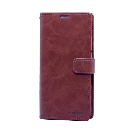 GOOSPERY  Topsave Bluemoon Diary Case for Motorola 1 Hyper(20) In Brown