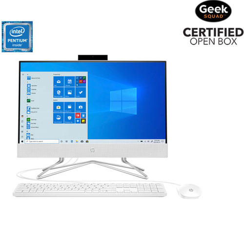 HP All-in-One Desktop PC - Snow White - English - Open Box