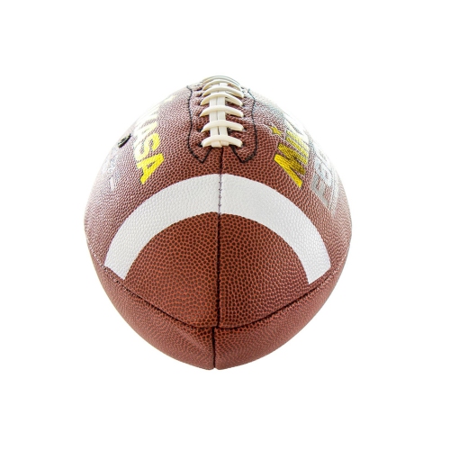 Mikasa F6006 Composite Leather Football - Advanced Cover and Dual Locking Lacets Ball, Junior Size 6