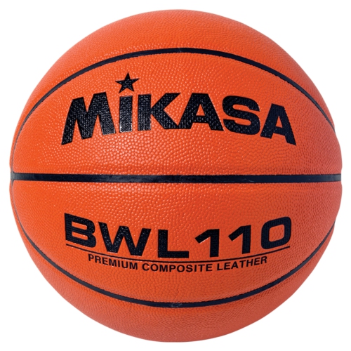 Mikasa BWL110 Ballon de Basket en Composite Premium - Approuvé par NFHS, Taille Officielle 7