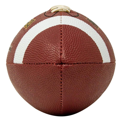 Mikasa F5507 Composite Rubber Football - Stitched Ball with White Laces, Youth Size