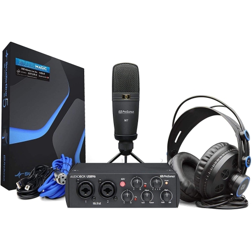 Presonus AudioBox 96 Studio Recording Package - Black