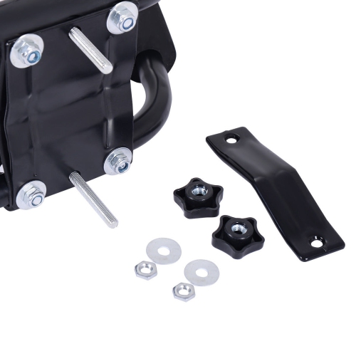 COSTWAY Lot de 4 Support de Kayak Barres de Toit de Voiture pour Kayaks Transport en Sécurité en Forme de U Anti-Friction pour Voyager 36 x 20 x 15