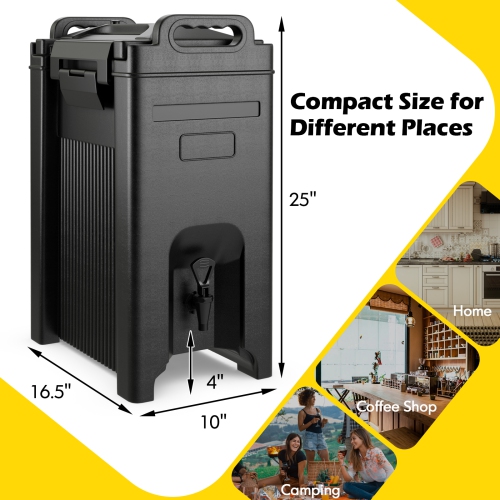 Costway Insulated Beverage Server/Dispenser 5 Gallon