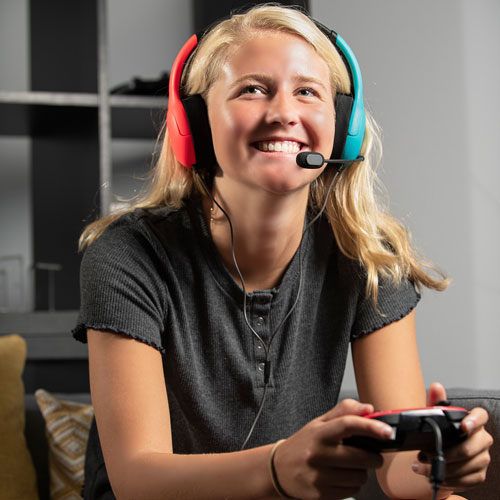 PDP LVL40 Gaming Headset for Switch - Blue/Red