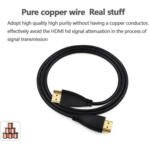 HDMI To HDMI Cable 1.4V Gold Digital AV Audio Video HDMI Cable For HDTV LCD XBOX 1080P 3D Ethernet 1.5M - Free Shipping